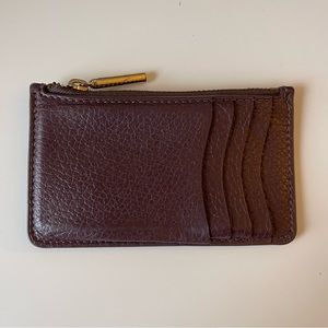 Cuyana Card Holder with Zipper